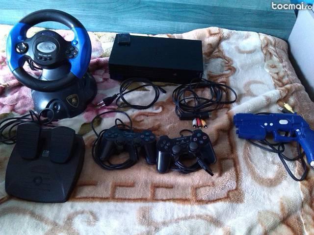 Playstation 2 cu toate accesorile si jocuri