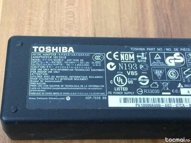 Alimentator Incarcator Laptop Toshiba 19v 3. 95a ORIGINAL