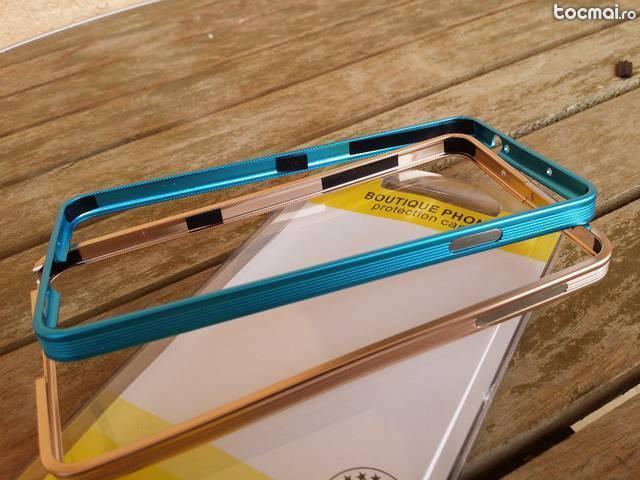 Bumper/ Husa Noua[aluminiu]Samsung Note 3/ S5- SLIM