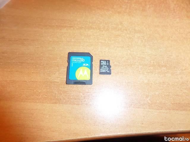 Card de memorie 8Gb micro SD + adaptor SD