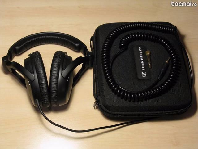 casti Sennheiser Collapsible Headphones HD 380 Pro, Black