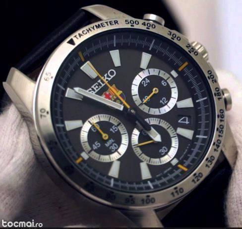 Ceas Seiko FC Barcelona Sports SSB073P2 Black