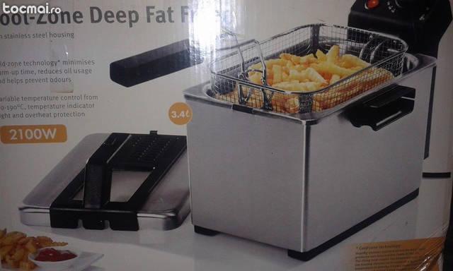 Friteuza profesionala din inox cool- zone deep fat fry