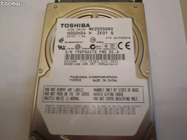 Hard disk Toshiba 250gb pt. laptop cu windows 7 istalat