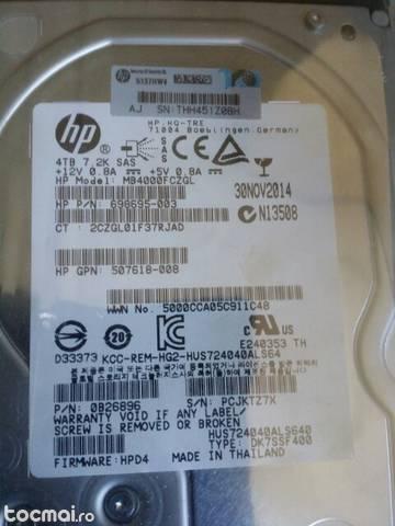 HP hard drive 4 tb 7. 2k