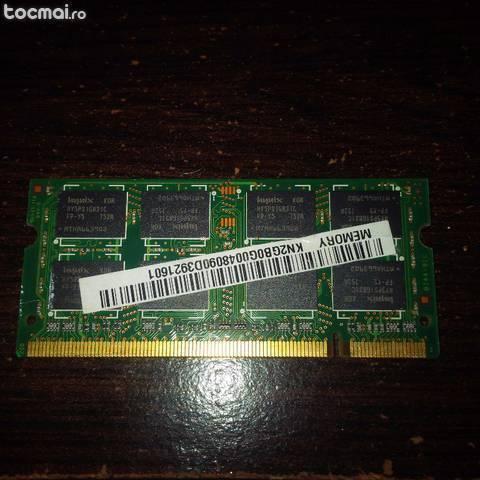 Memorie RAM 1 x 2GB DDR2 667 MHz