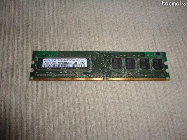 Memorie RAM DDR2 512 MB 5300 Samsung