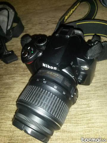 Nikon dsrl d60 cu 2 obiective