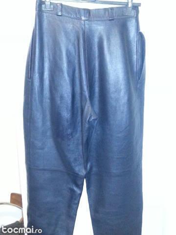 Pantaloni piele naturala 71 72 cm talie