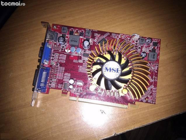 Placa video MSI Radeon HD4650 512MB GDDR2 128- Bit PCI- E