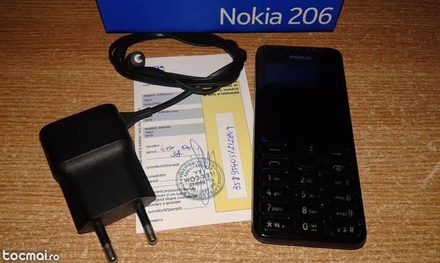 Telefon mobil Nokia 206, Single SIM, Black