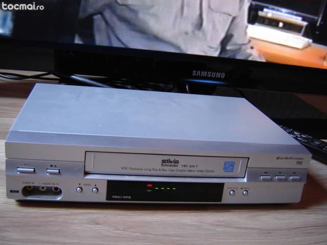 videorecorder super VHS Silva Schneider 6 capuri