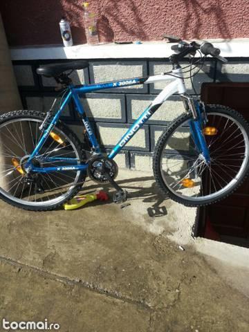 bicicleta albastra