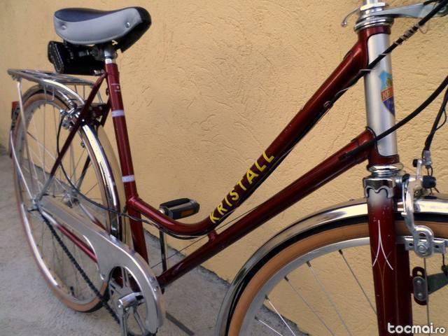 Bicicleta trekking vintage- retro Kristall, roti 28 inch