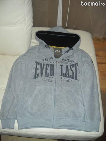 Bluze everlast cu fermoar si gluga