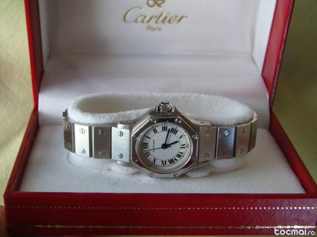 Cartier santos octogon ladies automatic - stainless steel