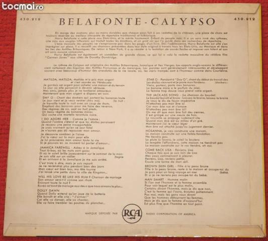 disc (discuri) vinil Harry Belafonte - Calypso