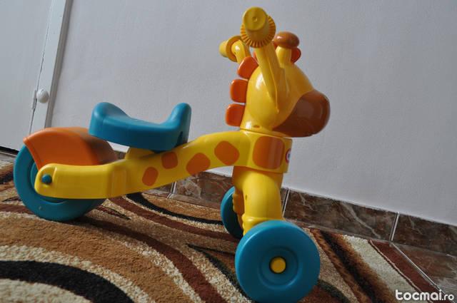 Little tikes - tricicleta girafa - fara pedale