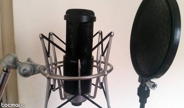 Microfon Studio Audio- Technica AT2020 + accesorii
