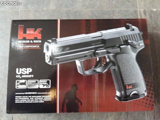 Pistol airsoft H & K USP full metal CO2