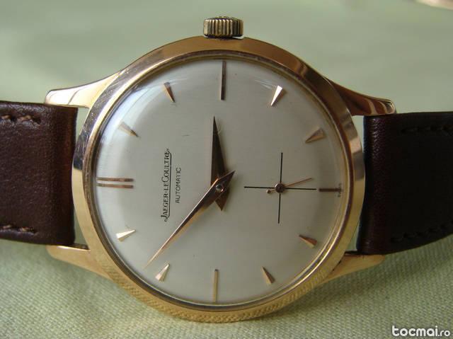 Rare jaeger lecoultre bumper cal. p 812 - 18k solid red gold
