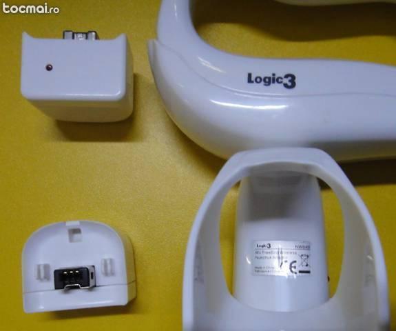 set Wireless Nunchuck- Remote Wii Logic 3 NW849 FreeBird