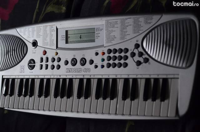 Sintetizator Orga Music- Time Keyboard 470 4 octave/ aranjor
