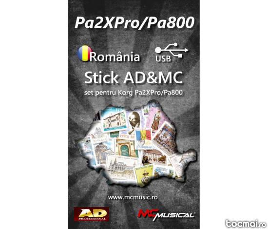 Stick usb AD&MC Music pentru Pa2x si Pa800