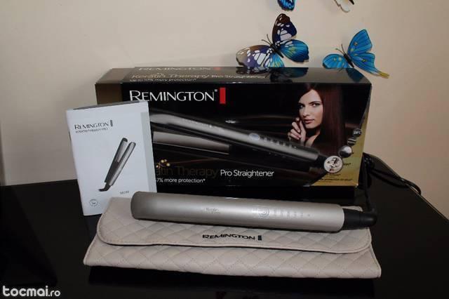 Placa pentru indreptat parul Remington Keratin Therapy Pro