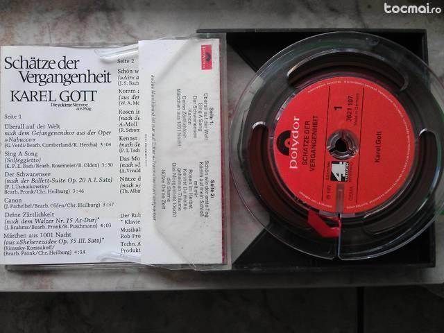 Banda magnetofon muzica- schlagere Karel Gott retro colectie