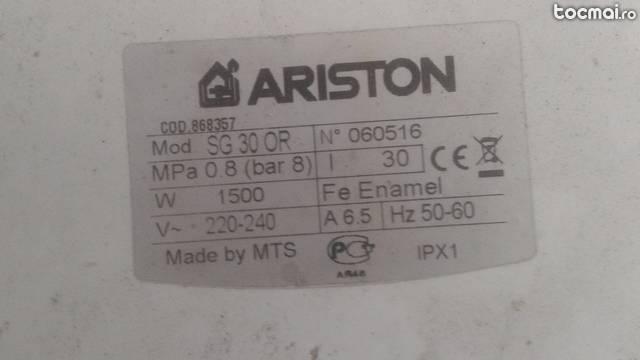Boiler electric ariston 1500 w 30 l