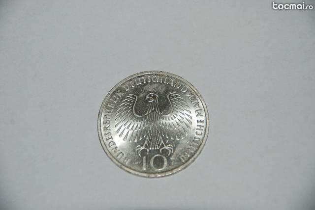 Moneda comemorativa de argint- j. o. munchen- 1972
