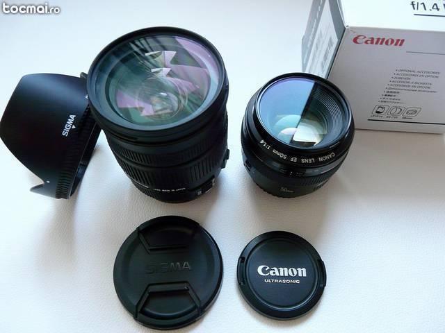 Canon 50mm f/ 1. 4 & Sigma 17- 70mm f/ 2. 8- 4 DC OS HSM Macro