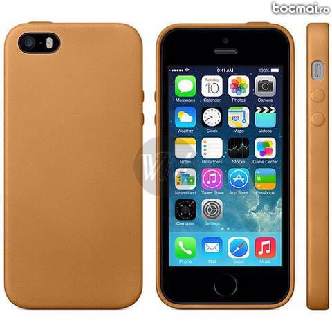 Husa iPhone 5/ 5s Silicon sleek orange