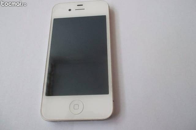 Iphone 4s alb de 16gb, nebverlocked, impecabil
