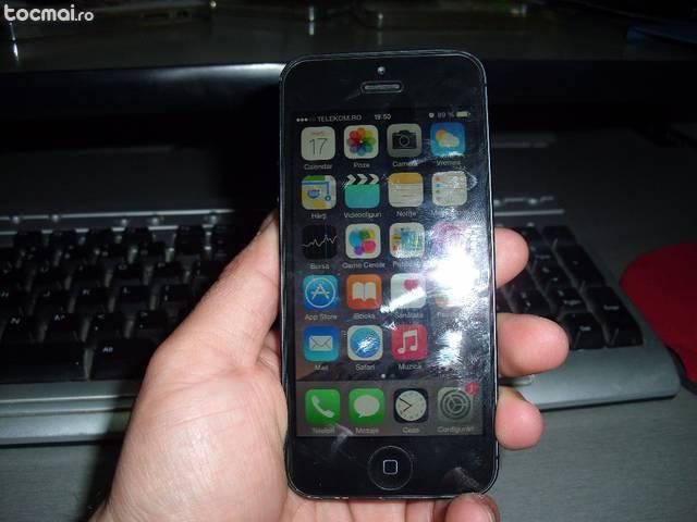 Iphone 5 negreu neverlock 16 gb