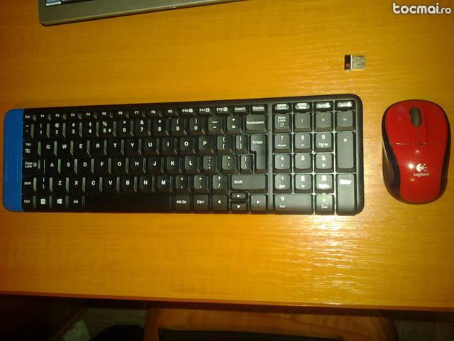 Kit Tastatura Mouse fara fir Logitech