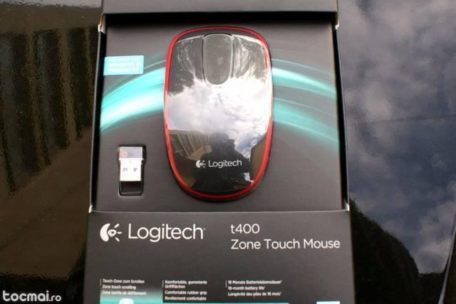 Logitech mouse optic wireless zone touch t400
