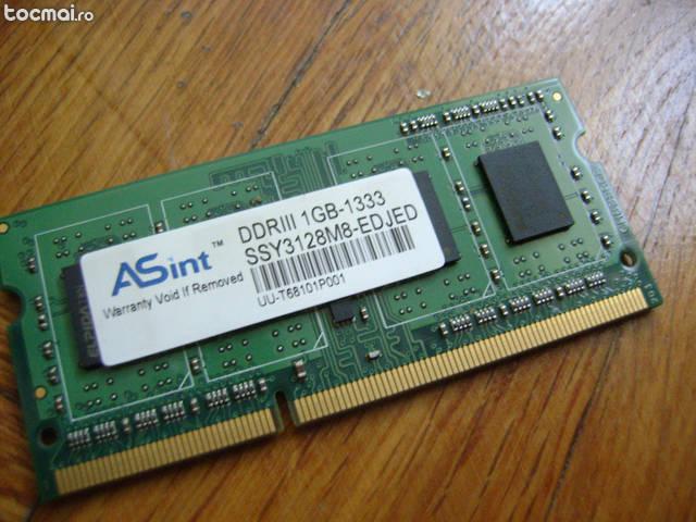 Memorie Ram DDR III 1Gb- 1333