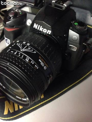 Nikon d70 obiectiv 28- 135mm