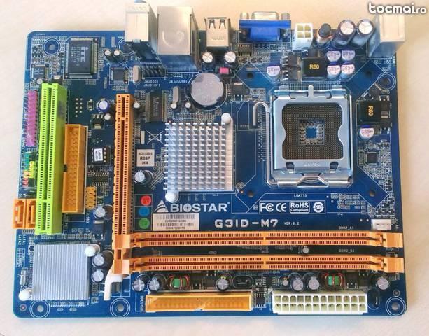 Placa de baza, Socket 775, Biostar G31D- M7 Ver. 8. 2