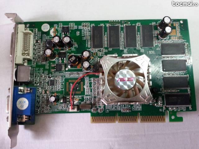 Placa video geforce fx5500 de 256 mega / 128 biti pe agp