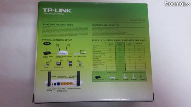 Router wireless tp- link tl- wr841n, 300mbps, wan, lan nou !!!