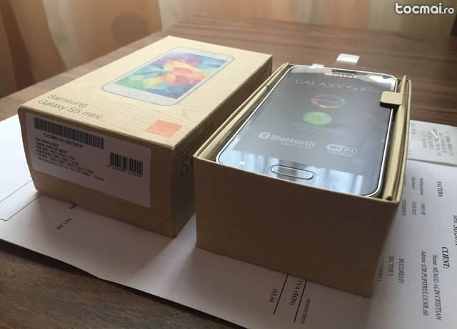 Samsung Galaxy S5 Mini Albastru 16GB, NOU, Necodat, Garantie