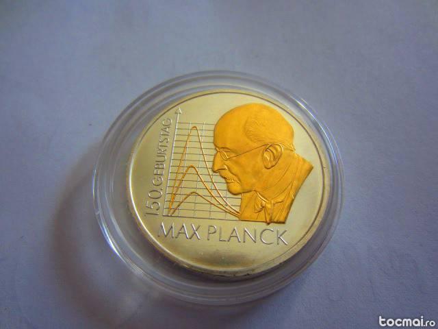 10 e argint cu aur - moneda 2008