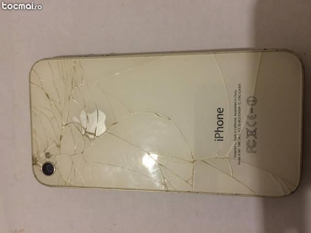 Iphone 4s alb 16 gb codat icloud(fara mesaj prop)