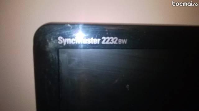 Monitor lcd samsung syncmaster 2232bw 22 inch 2 ms raspuns
