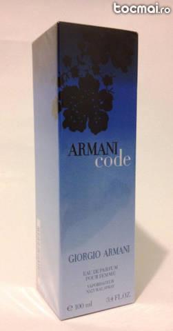 Parfum dama Giorgio Armani Armani Code- 100 ml.