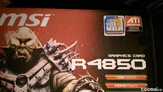 Placa Video MSI R4850 Radeon HD 4850 1GB