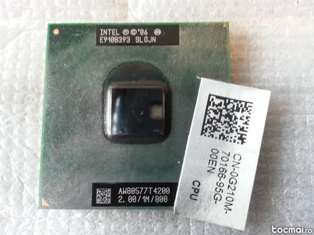 Procesor laptop Intel Dual Core T4200 , 2. 00 GHZ